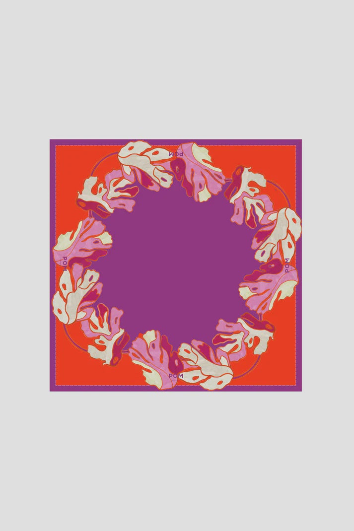 Shawl Urban Flower Purple Petite