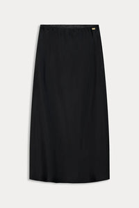 Satin Black Skirt