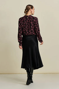 Satin Black Skirt