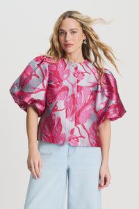 Urban Flora Blue Shirt