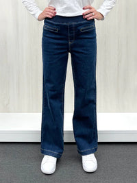 Maddy Wide Leg Jean Dark Denim