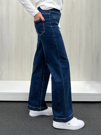 Maddy Wide Leg Jean Dark Denim
