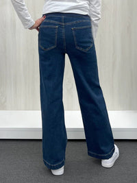Maddy Wide Leg Jean Dark Denim
