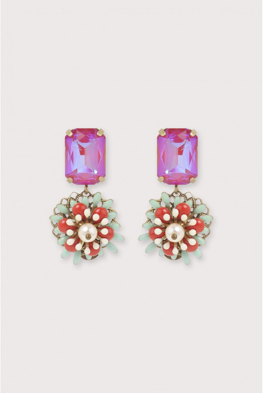 Camelia Strass Earrings