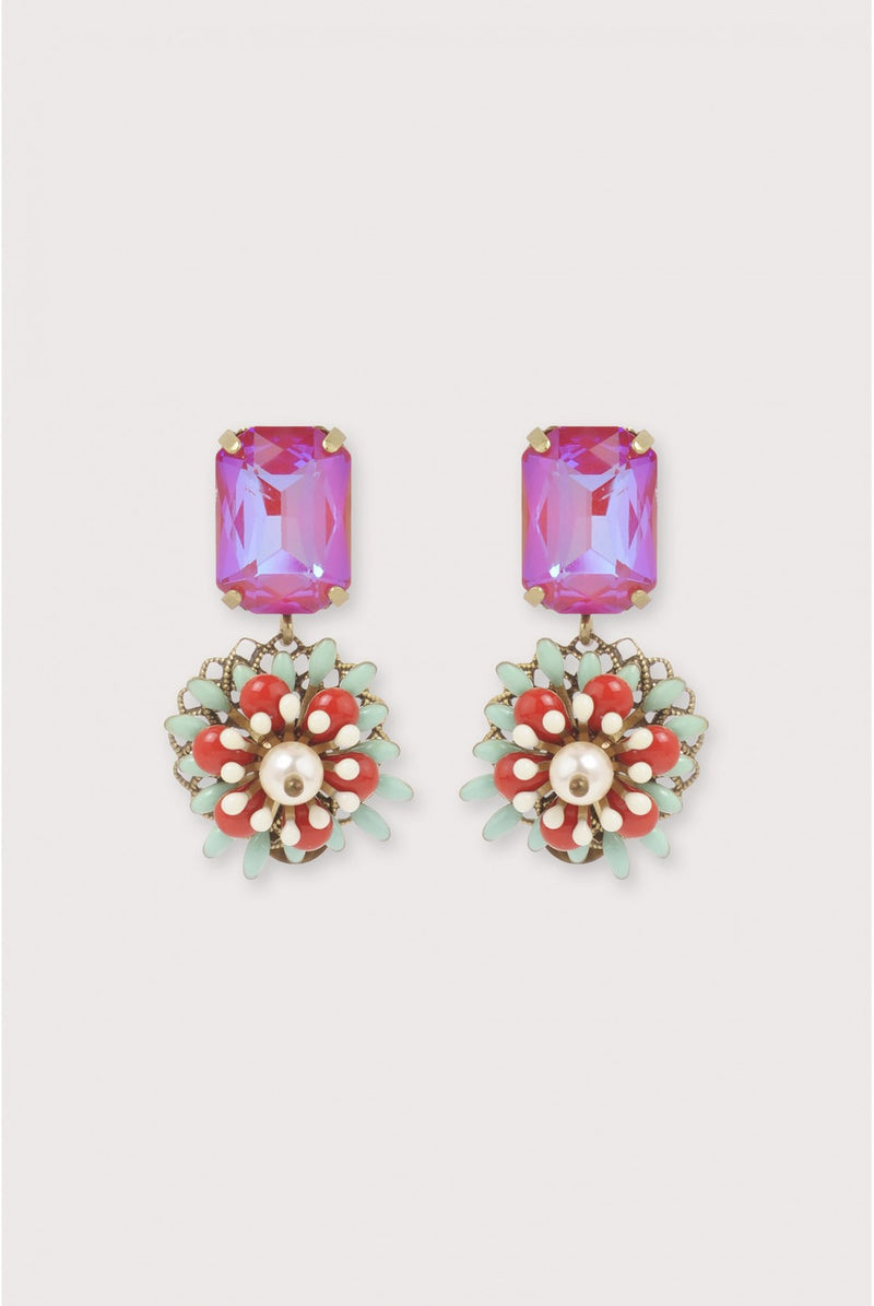 Camelia Strass Earrings