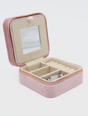 Square Jewellery Case Pink