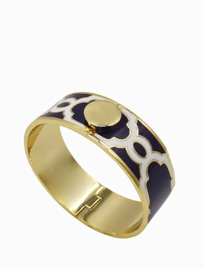 Enamel Cuff Navy