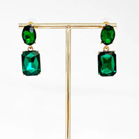 Valentina Earrings Emerald