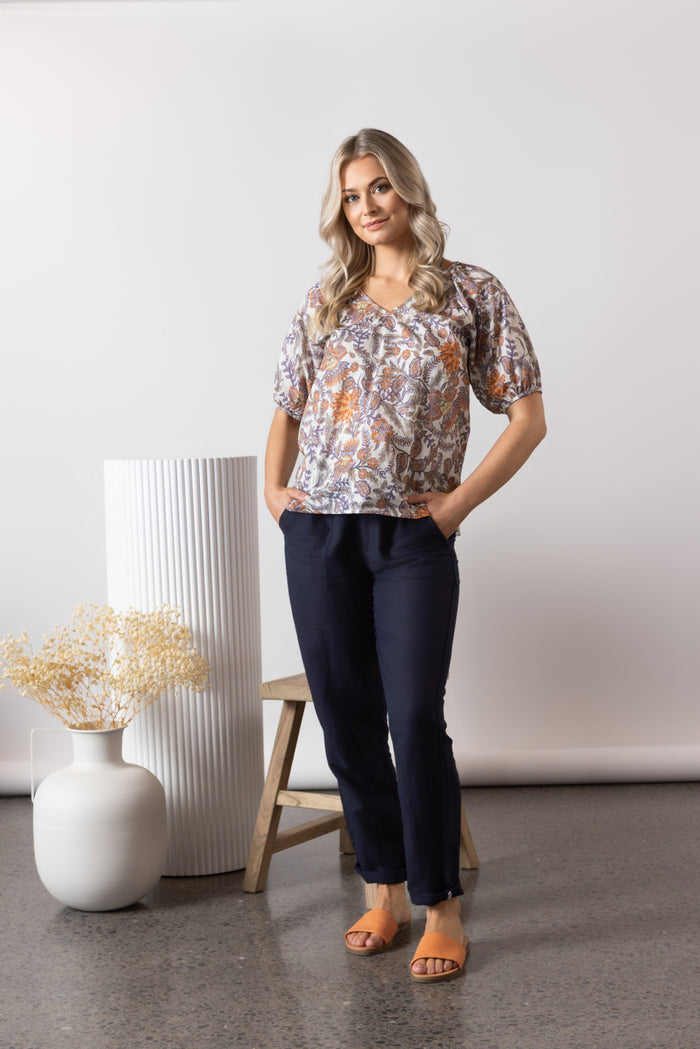 Tuscany V Neck Top