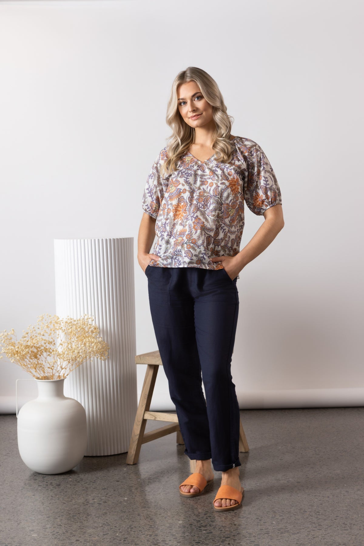 Tuscany V Neck Top