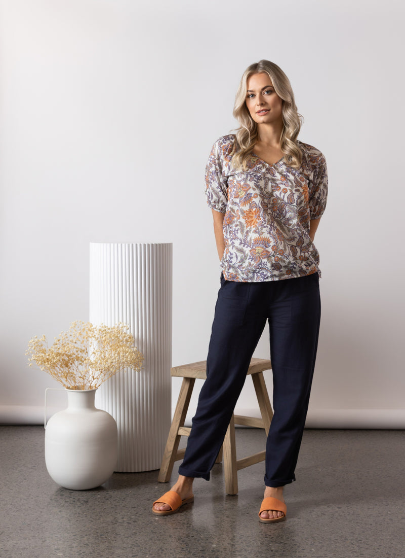 Tuscany V Neck Top