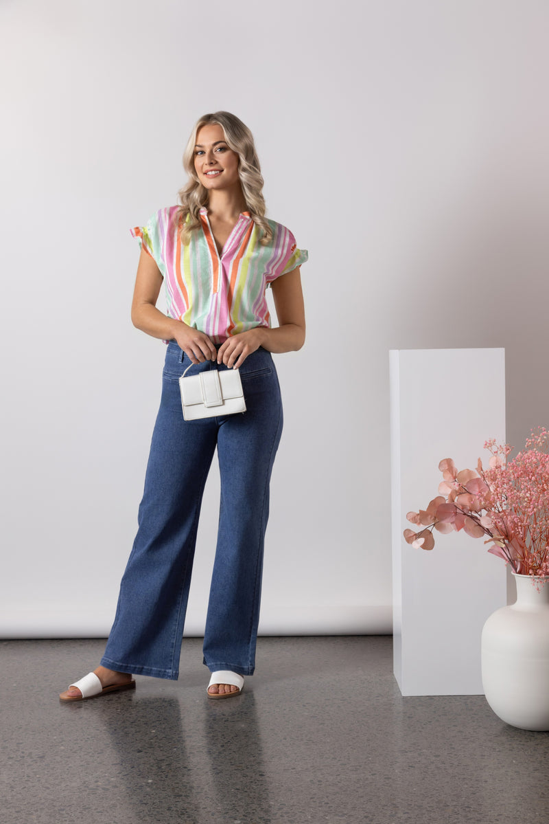Cabana Drop Shoulder Top
