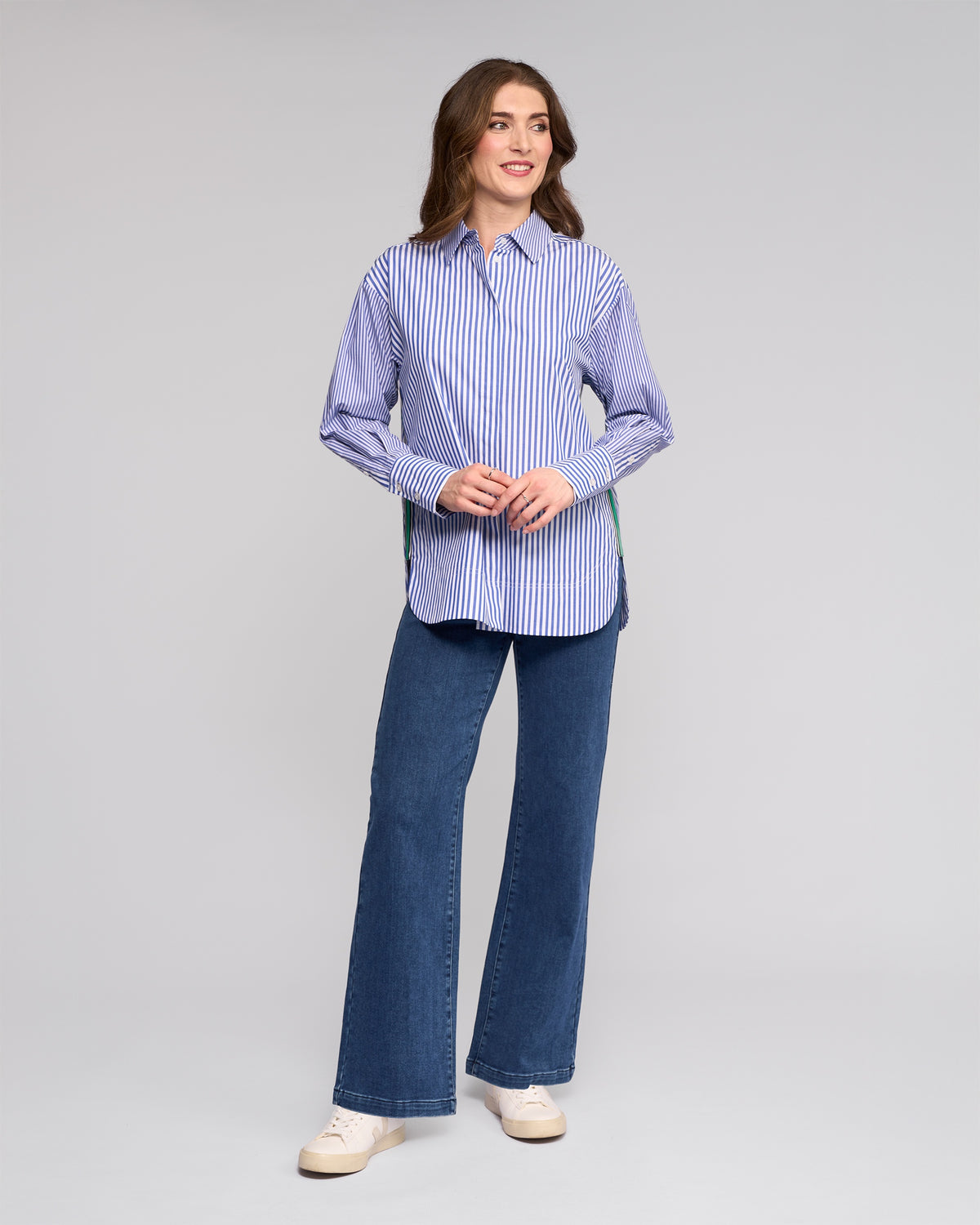 Chart Shirt Blue Stripe