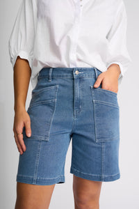 Raven Short Blue Denim