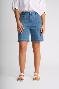 Raven Short Blue Denim