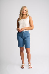 Havana Short Blue Denim