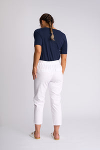 Henley 7/8 Pant White