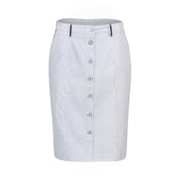 Ink/White Stripe Skirt