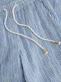 Ally Linen Pants Blue Multi